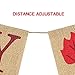 Thanksgiving Fall Decorations, Happy Fall Burlap Banner and Autumn Pumpkins Maple Leaves Acorn Garlands Bunting, Mantel Fireplace Decor