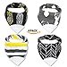 Honey Molly Baby Bandana Bibs for Teething and Drooling - 4 Pack Soft Drool Bibs for Boys and Girls - BPA-FREE Food Grade Silicone Teether, Adjustable Nickel-Free Snaps - 100% Organic Cotton