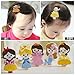 5Pcs Cute Baby Toddler Princess Series Hair Clips Colorful Baby Girls Hair Clips Christmas Party Hair Style(Princess style)
