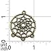 Youdiyla 30 PCS Dream Catcher Charm Collection - Antique Silver Bronze Gold Colors Dreamcatcher Metal Pendants for Jewelry Making DIY Findings (HM57)