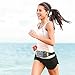 LETIGO iPhone 12/8 Plus Waistband Sweatproof Running Pouch Belt for iPhone Xs/Max/XR/7, Reflective Waist Pack for Women & Men