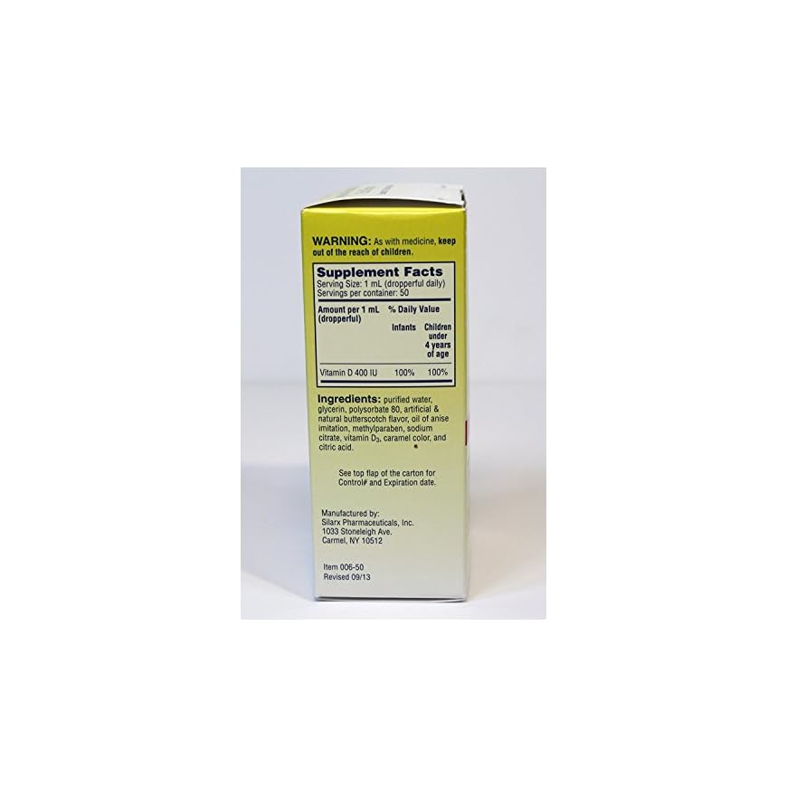 Infants Aqueous Vitamin D Oral Drops 400IU/ml 2Pak (2 x
