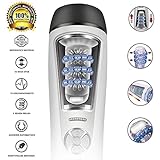 Male Automatic Piston Cup Sucking 280 Times/Min and 360° Rotating Electronic Massage Cup Male's Toy