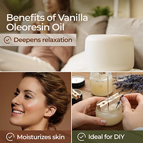 Gya Labs Pure Vanilla Essential Oil for Diffuser 100 Therapeutic