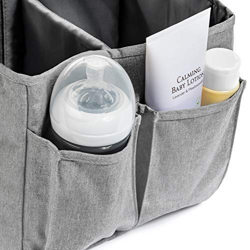 6 Diaper+Organizer+Multiple+Pockets+Compartments
