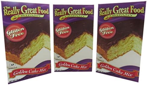 Really Great Food Gluten Free Golden Cake Mix 23 oz (Pack of 3)