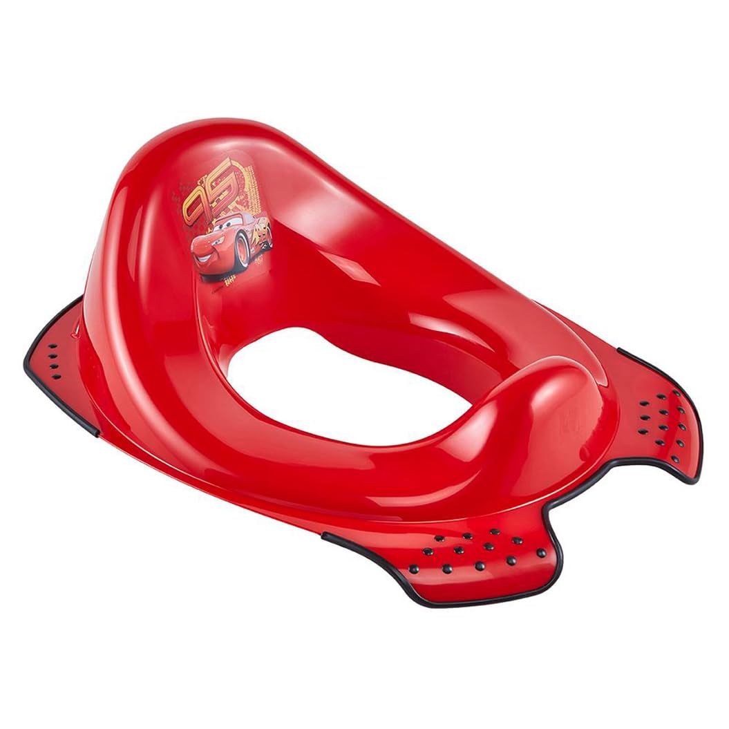 keeeper Disney Cars Children's Toilet Seat, For 18 months to 4 years, Anti-Slip Design, Ewa, Cherry Red