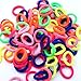 60 Pcs Baby Hair Ties for Toddlers Kids and Girls with 10 Cute Colors - Mini Seamless Elastic Hair Bands Small Ponytail Holder (Diameter 1.25Inch)