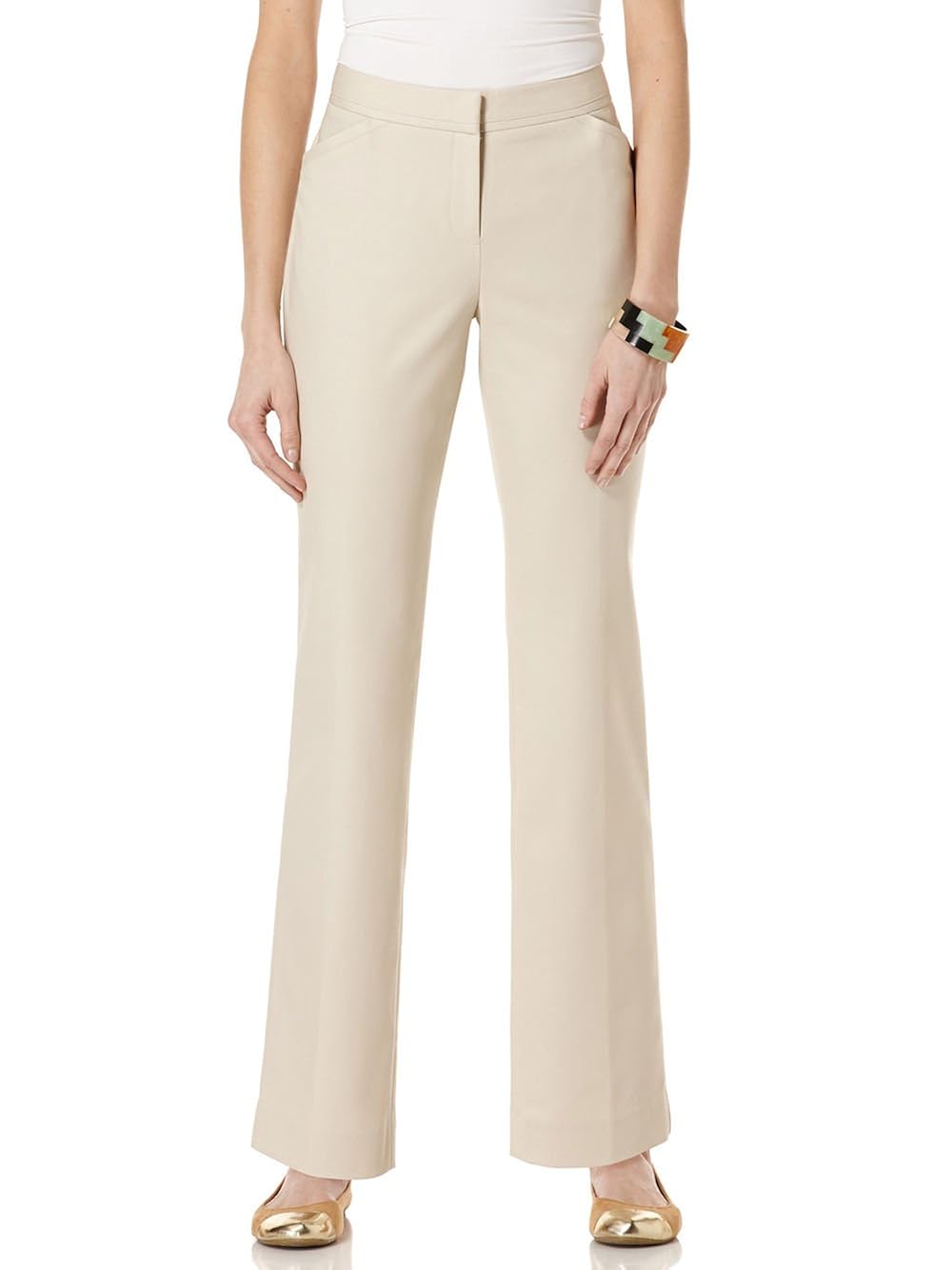 curvy fit straight leg pants