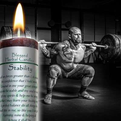 Blessed Herbal Stability Candle