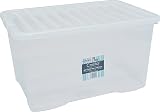 Wham Storage Box & Lid 60 L Clear 60x40x33 cm 2 x