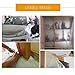Pre-Taped Masking Film, Car Furniture Protection Covering Cloth, Adhesive Plastic Painting Drop Film (3.6 Ft X 65 Ft)