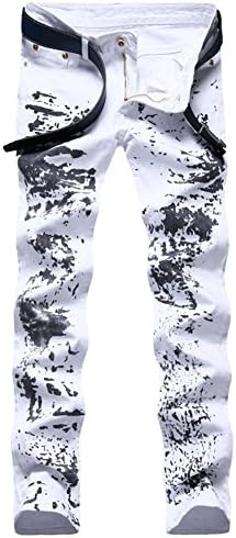 Shunht Men's Fashion Slim Fit Jeans Trousers Denim Little Feet Pants