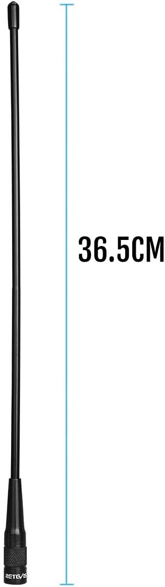 Retevis RHD771 Walkie Talkie Antenna SMA-M Dual Band UHF VHF For Retevis RT1 RT3S RT81 RT82 RT83 RT87 RA89 Compatible with BAOFENG UV-3R TYT MD-380 MD-280 Woxun KG-UV9D KG-UV6D KG-UV8D (2 pcs) - Image 3