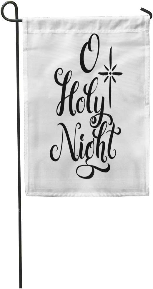 Amazon Com Semtomn Garden Flag Celebration O Holy Night