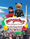 Miraculous Tales of Ladybug and Cat Noir Jumbo Coloring Book: Great Coloring Book for Kids and Any Fan of  Ladybug and Cat Noir (Perfect for Children Ages 4-12)