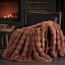 EverGrace Ultra Soft Luxury Fluffy Faux Rabbit Fur