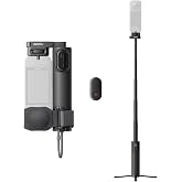 Insta360 Foldable 2-in-1 Selfie Stick Remote Kit with Invisible Stick, Built-in Tripod, Ideal for Vlogging, Hiking, Group Shots, Supports X5, X4 Air, X4, X3 Action Cameras
