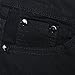HANIOCAL Mens Slim Fit Black Stretch Destroyed Ripped Skinny Denim Jeans W40 32L