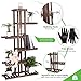 VIVOSUN Wood Plant Stand High Low Shelves Flower Rack Display for Indoor Outdoorthumb 2
