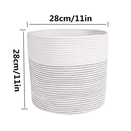 image for LiyuanQ Rope Plant Basket Modern Woven Basket Indoor Planter Up to 10 