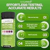 NKD Living Ketone Test Strips 120 Strips in 2 Stay Fresh Packs view 3