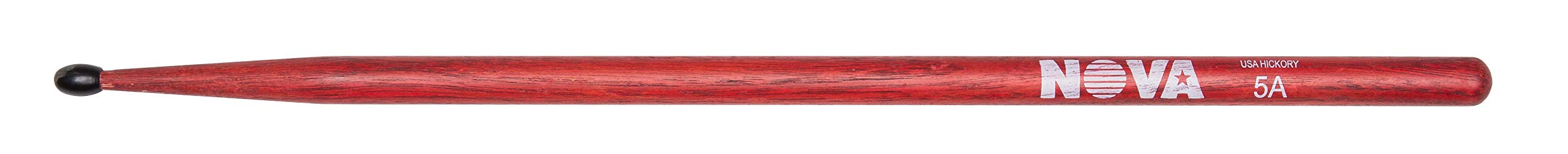 Vic FIrth - NOVA Drumsticks - 5AN - Nylon Tip - Red