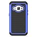 SYONER Galaxy Luna Case, Galaxy Amp 2 Case, Galaxy Express 3 Case, J1 2016 Case, [Shockproof] Defender Phone Case Cover for Samsung Galaxy J1 2016 / Amp 2 / Express 3 / Galaxy Luna [Blue/Black]