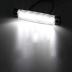 KYYET White LED Side Marker Lights,(Pack of 20) 6