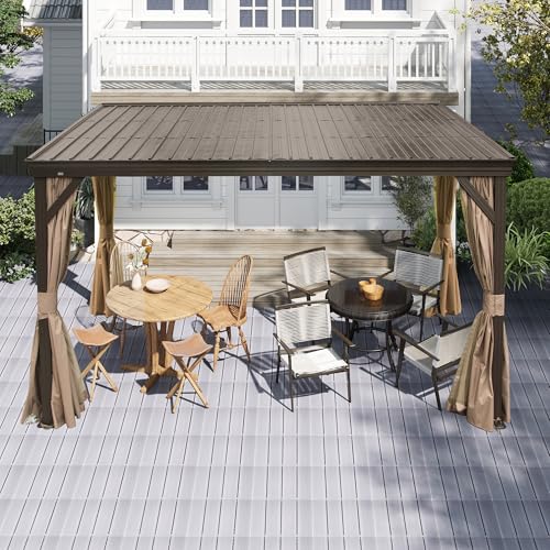 DOMI 12x14 Lean-To Gazebo Review: Hardtop Wall-Mounted Outdoor Shelter image 21