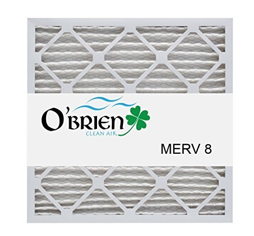 Click Here to See More Images 20X20X1 MERV 8 Air Filter (6 Pack)- O'Brien Clean Air 20x20x1 (Nominal) 19 1/2x19 1/2x3/4(Actual Size)