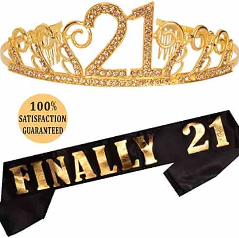 Toys Games 75th Birthday Tiara And Sash Happy 75th Birthday