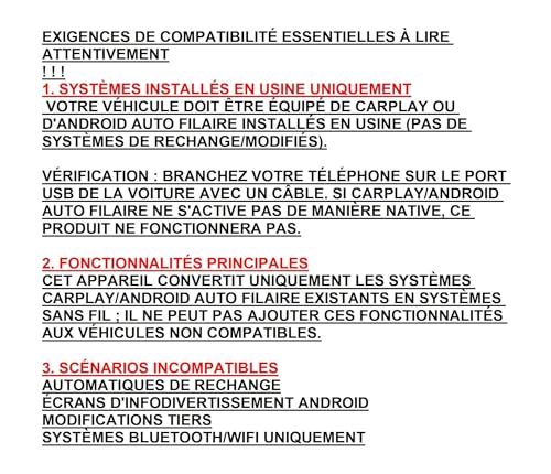 AINIFREE Adaptateur CarPlay sans Fil, Mini CarPlay et Android Auto 2 en 1, USB-A/C, Plug & Play, Connexion Automatique, Mise à Niveau 2025, Compatible with iPhone and Android