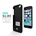 iPhone 5 5S SE Battery Case: Stalion Stamina Rechargeable Extended Charging Case 2200mAh [Apple MFi Certified](Jet Black)