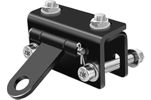 Universal Snowmobile Bumper Hitch Adjustable Heavy Duty Steel for Ski Doo Polaris Rev Arctic Cat Yamaha Ski Sled Trailer Towi
