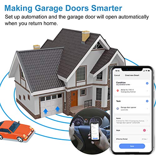 Smart WiFi Garage Remote Compatible Door Openers APP Control