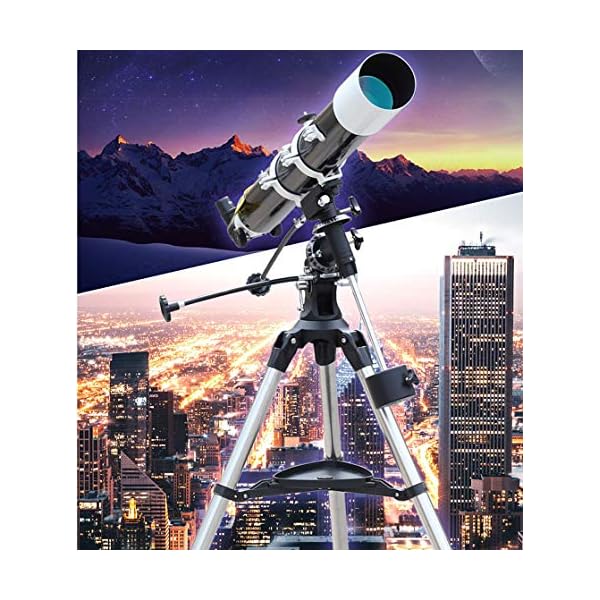 WERCHW Teleskop for Kinder & Anfänger Astronomisches Refraktor-Teleskop-tragbares Reise-Teleskop for Erwachsene voll… – Bild 4