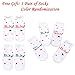 LIVEBOX Baby Multicolor Cotton Knit Premium Soft Sole Anti-Slip Warm Winter Infant Prewalker Toddler Snow Boots (S: 0~6 Months)