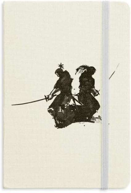 Amazon 日本の剣士騎士シルエット クラシックのファブリックハードカバーのノート ジャーナル 日記 日記帳 文房具 オフィス用品
