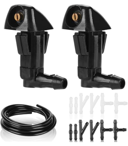 Click&Fit Windshield Washer Nozzles Compatible With Honda Civic, Accord, Odyssey - 2 Pack
