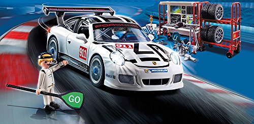 PLAYMOBIL Porsche 9225 Porsche 911 GT3 Cup, ab 4 Jahren inkl. Lichteffekten und viel Zubehör – Bild 3