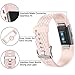 iGK Replacement Bands Compatible For Fitbit Charge 2 Bands, Adjustable Replacement Bands with Metal Clasp Compatible For Fitbit Charge 2 Wristbands Special Edition Pink Small