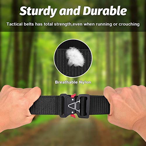 image for WONDAY Tactical Belt, Military Style Durable Nylon Belt,2019 New Quick