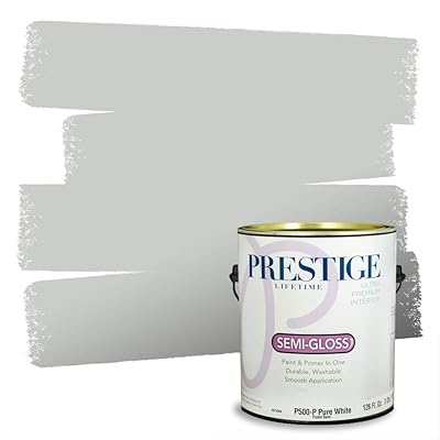 Prestige Interior Paint and Primer in One, Sea Wall, Semi-Gloss, 1 Gallon