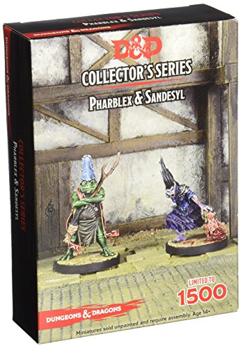 D&D 71035BFM Tyranny of the Dragons Pharblex & Sandesyl, 2 Unpainted and Unassembled Resin Figures