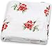 ADALINE Muslin Swaddle Blankets - Red Rose - Baby Girl Nursery Essentials - Silky Soft Bamboo Cotton (Large, 47x47)