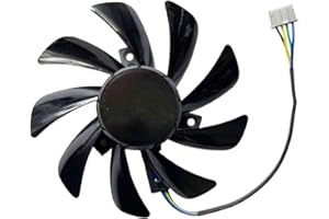 XHSESA Replacement Cooling Fan for HP GTX 1660 Ti 6GB GDDR6 GPU - 8.5x8.5cm Graphics Card Fan