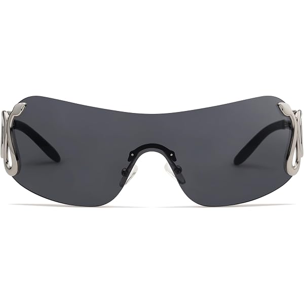 Amazon.com: Kyiduo Y2K Sunglasses For Women Men Shield  display picture 1