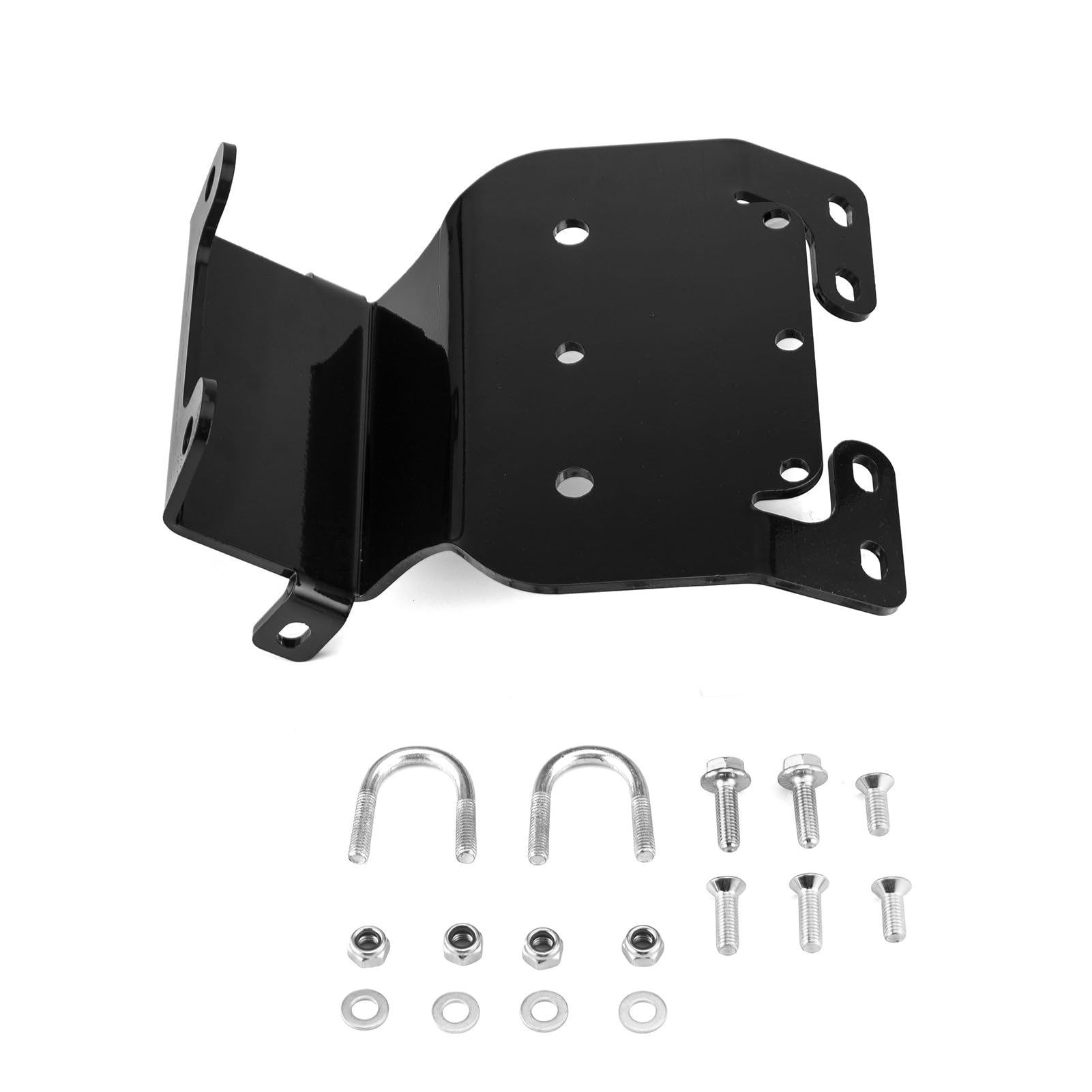 Photo 1 of WeiSen Winch Mount Bracket Plate No Drill Compatible with Honda FourTrax TRX300(2x4*4x4) 1993-2000