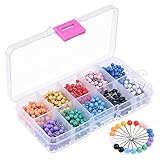 KUUQA 1000 Pieces 1/8 inch Map Push Pins Map Tacks